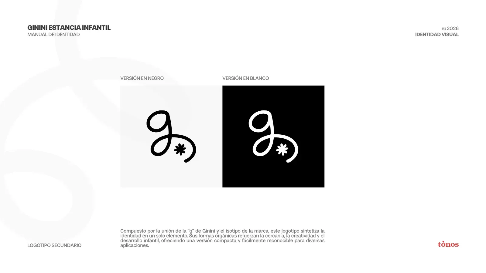 Ginini — Identidad visual — Logotipo secundario