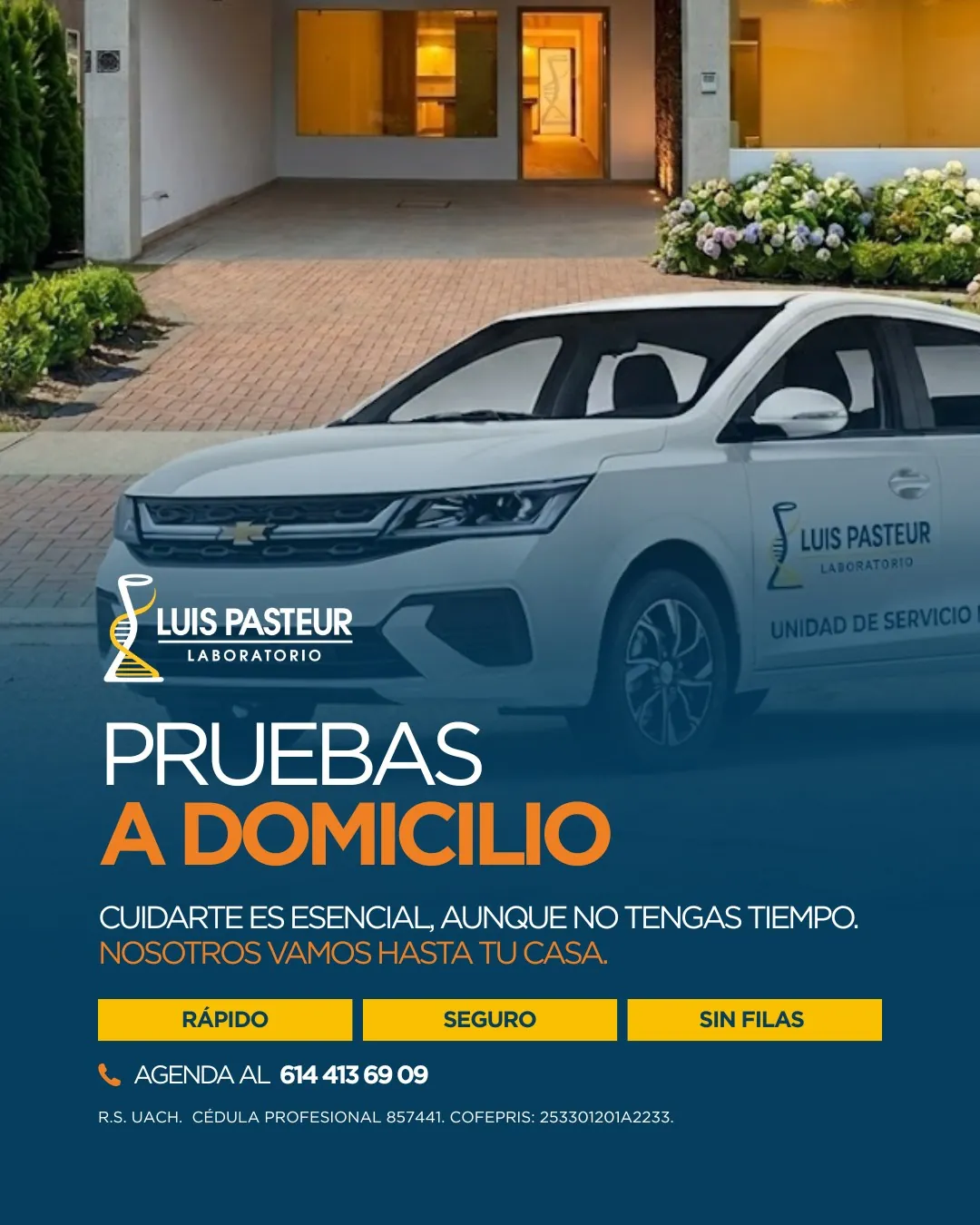 Laboratorio Luis Pasteur — pieza de redes sociales 2