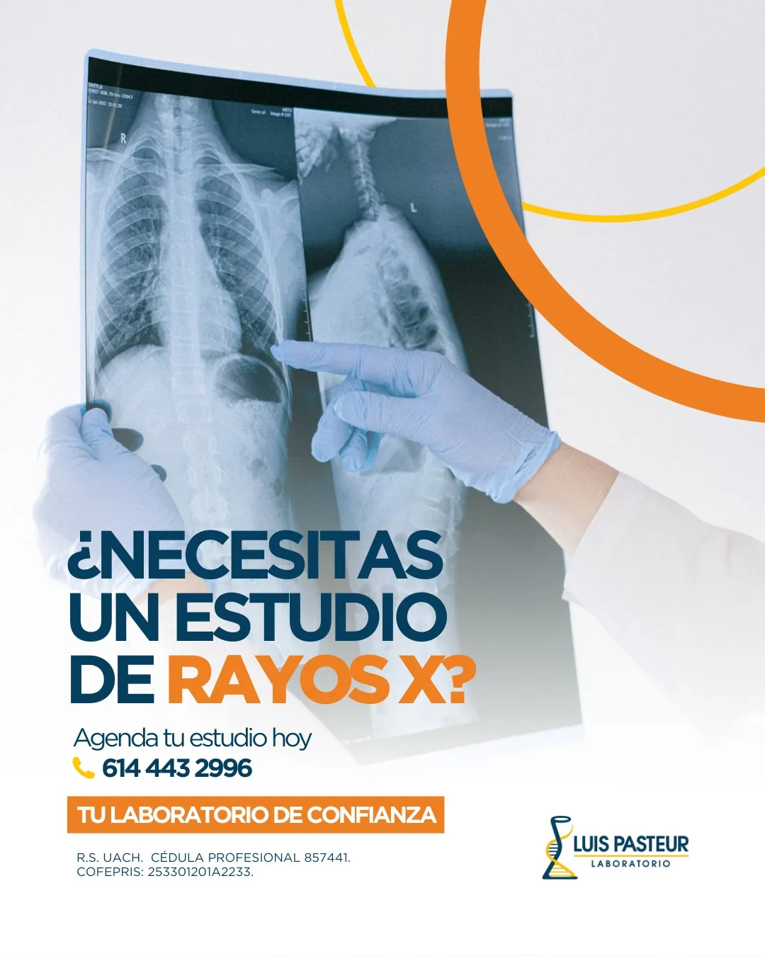 Laboratorio Luis Pasteur — pieza de redes sociales 3