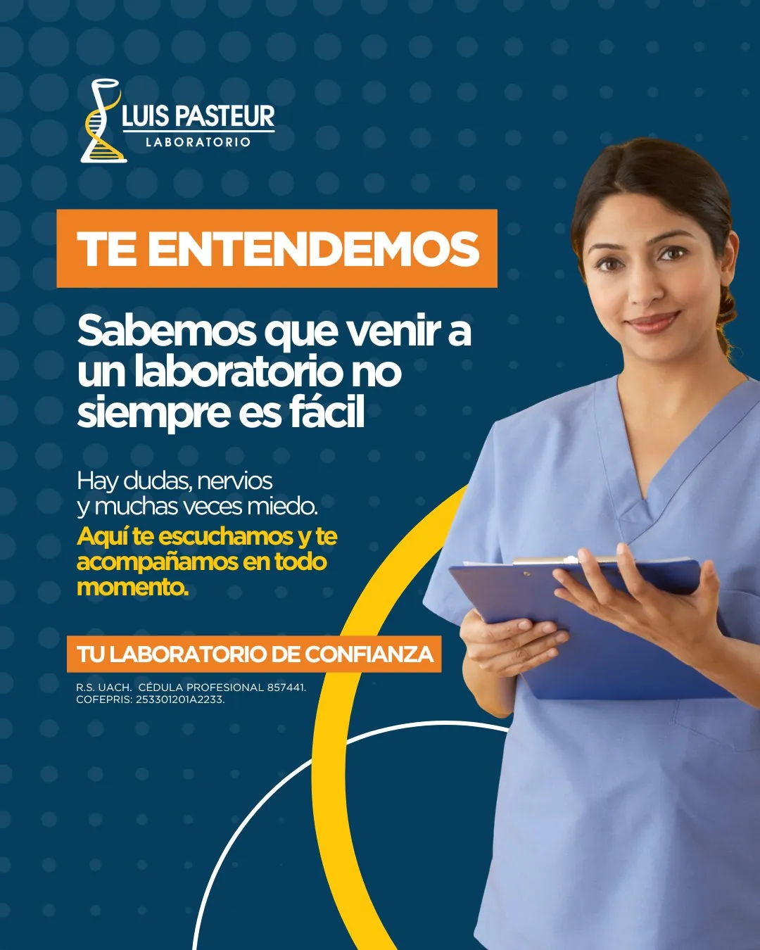 Laboratorio Luis Pasteur — pieza de redes sociales 4