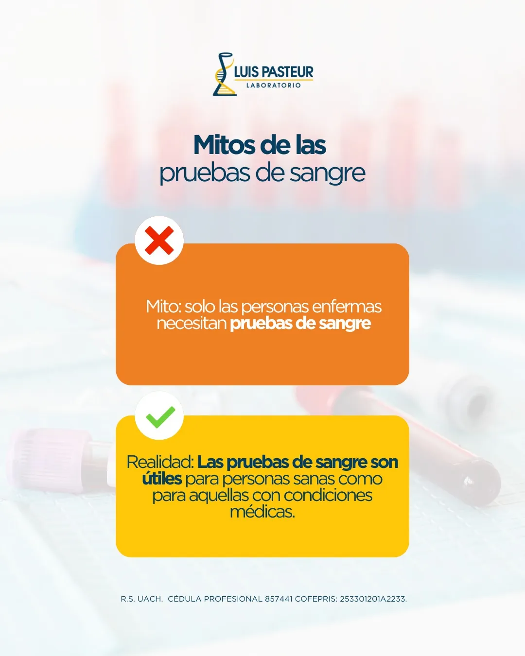 Laboratorio Luis Pasteur — pieza de redes sociales 6