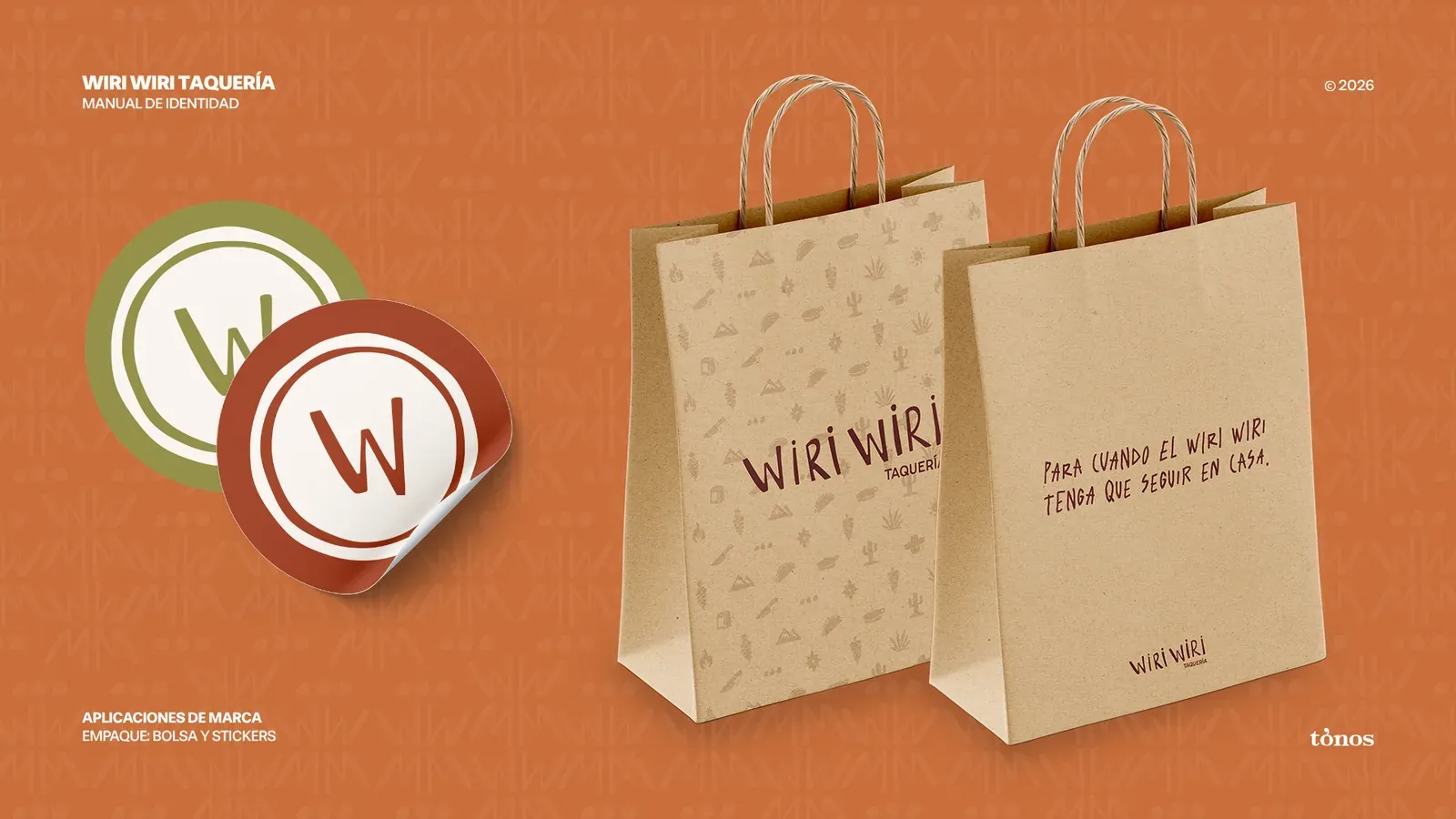 Wiri Wiri — Empaque — Bolsa y stickers